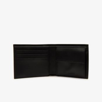 Lacoste Fitzgerald Leather Wallet And Card Holder Set - Doplňky Pánské Černé | CZ-giVhKa